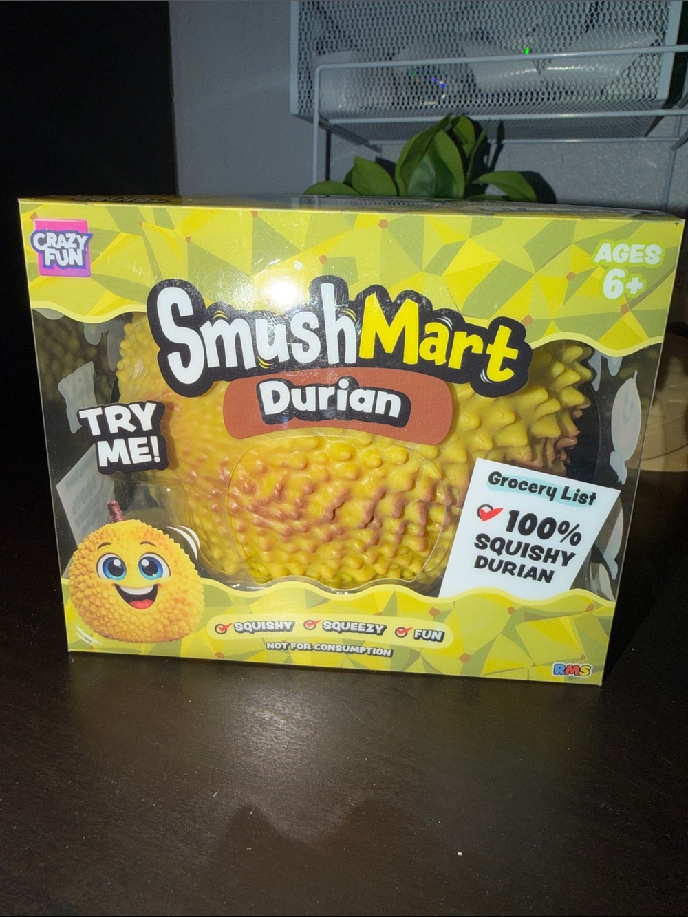 SmushMart Durian Squishy Jumbo Toy - light green